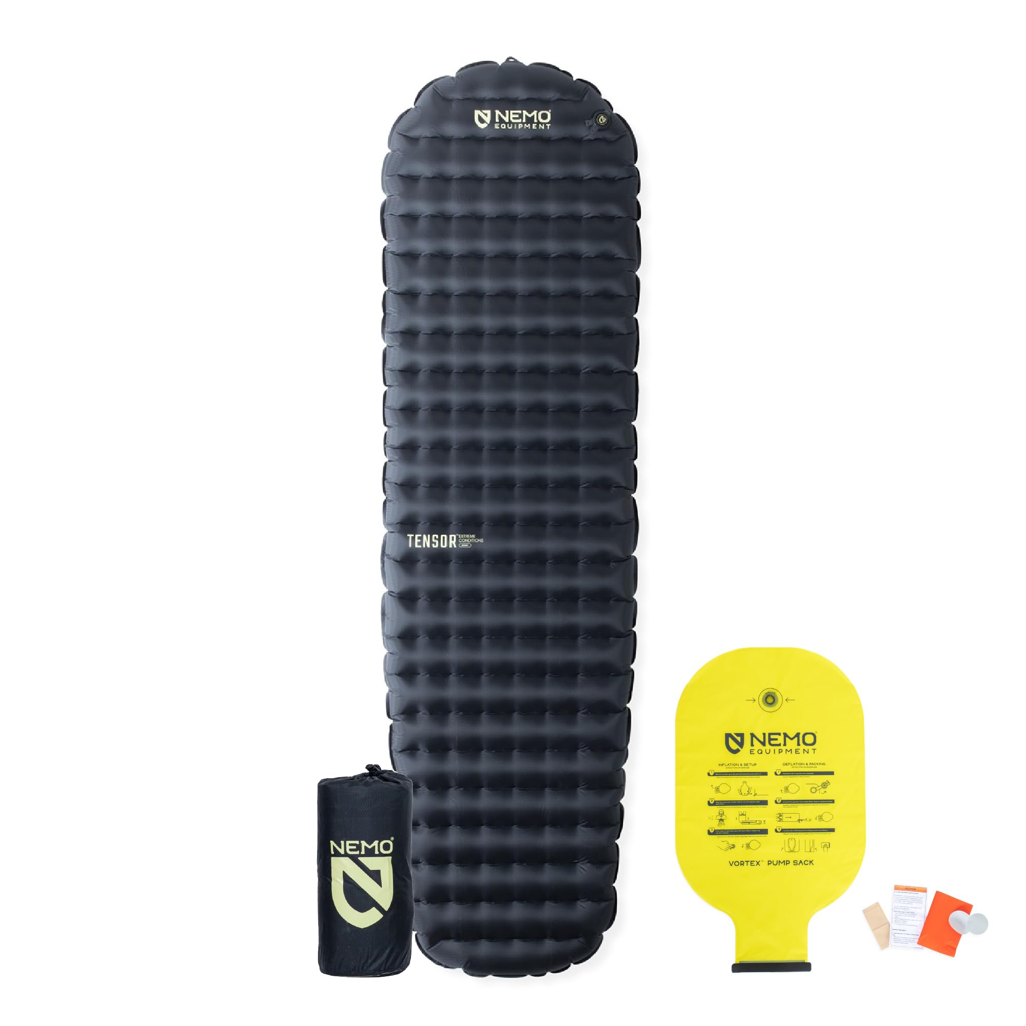 Amazon.com: NEMO Equipment Tensor Extreme Sleeping Pad-Black/Birch